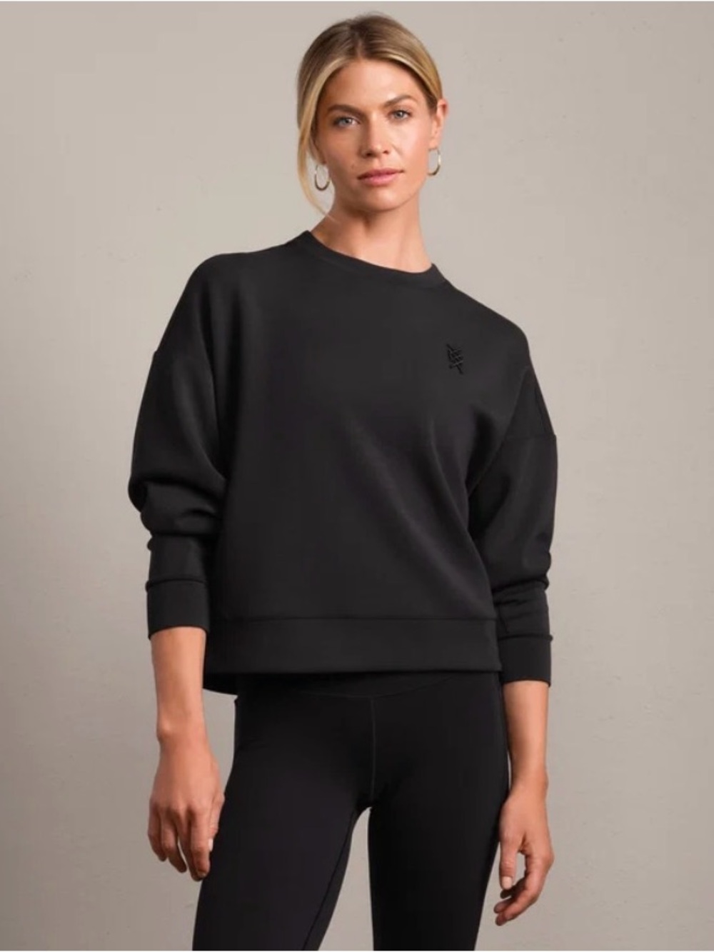 Rhone Black DreamGlow Crew Neck